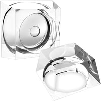 Crystal Ball Display Stand K9 Glass Square/Round Base for Spheres and Ornaments