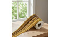 Wallpaper Border with Scroll Pattern Embossed Rolled Border Trim Elegant