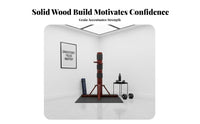 Long-Lasting Construction Hand Chun Wooden Training Apparatus Stable Design Hand Chun Training Apparatus Imported Hardwood Fitness Gear Space-Saving for Adults, Beginners, Home, Dojo, Training Studio, Garage
