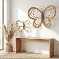 Nordic Flower Rattan Wall Decoration for Home Decor