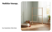 Miniature Pet Wardrobe Floor-Standing Design Garment Rack Minimalist aesthetic