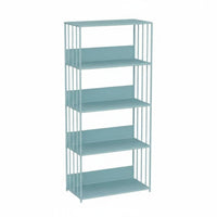 Three-Tier Metal Bar Shelf Even Perimeters Three-Tier Shelving Integrated Unit Space Saving Versatile for Parents