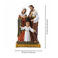 Holy Family Statue Classical Design House Decoration Gift Idea for Living Room