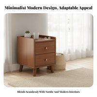 Narrow Bedside Cabinet Modern Design Nightstand adaptable for Bedroom, Dorm Room