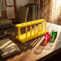 Test Tube Rack with 6 Holes Lightweight Plastic Test Tube Rack Easy to Clean