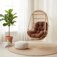 Hanging Egg-Shaped Chair Cushion Backrest Support Outdoor Furniture Soft