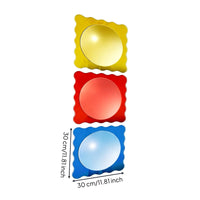 Acrylic Bubble Mirror Smooth Rounded Edges Sensory Wall Mirror Brightens a Room Learning Space Ornament for Students, Classroom, Playroom