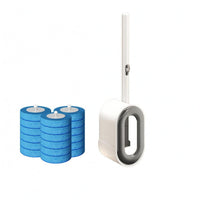 Toilet Cleaning System Compact Disposable Toilet Brush Round Rectangular