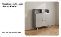 Solid Wood Shoe Cabinet with Bench Large Capacity Wooden Shoe Cabinet Space-Saving Design Sturdy Legs for Apartment Dwellers, Families, Homeowners, Foyer, Hallway, Mudroom, Closet