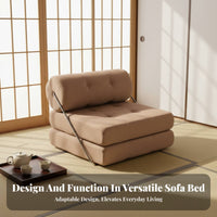 Single Transformable Sleeper Space-Saving Three-Fold Sleeper Double-purposeUse Foldable Design for Apartment Dwellers, Students