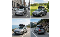 Car Rooftop Cargo Carrier with Straps Reflective Car Roof Rooftop Storage Bag Secure for Camping