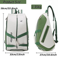 Large-Capacity Pickleball and Tennis Backpack