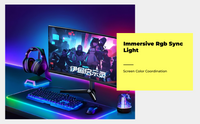 RGB light bar syncs to screen