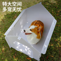 室外狗屋防水防雨防晒防寒狗房子中型犬狗舍户外庭院狗窝农村狗棚