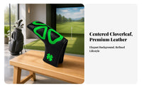 Guarding Golf Club Headcover | shamrock Embroidered Design, Snug Elasticized Opening, Golf Club Cover with Shaft Protection