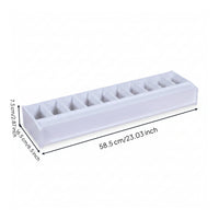Easy to Clean Divided Belt Slot Organizer Belt Display Rack