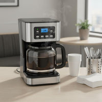 Automatic Pour-over Coffee Brewer Keep Warm Kitchen Appliance 950W High Power