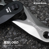 EVOSID山地车DUB牙盘170mm中空一体曲柄镂空CNC高强度曲柄组5DEV