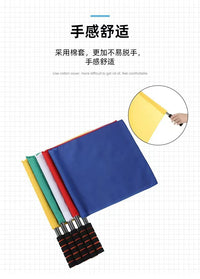 红白指挥旗裁判旗信号旗帜发令用旗边裁旗帜巡边旗交通警示旗批发