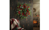 Christmas Wreath Reusable Christmas Door Wreath Look for Fireplace Mantel