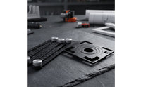 Foldable & Portable Tile Hole Accurate Measurement Tile Hole Tool Double-Calibrated Aluminum Alloy Layout Tool Rust-Proof for Tilers, Woodworking, Construction