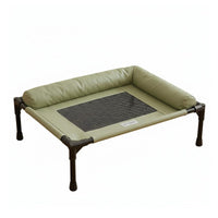 Elevated Pet Cot Sturdy Frame Cooling Dog Bed Easy Assembly for Indoor