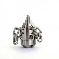 Rotating Spray Nozzle with Thread Industrial piping Cleaning Nozzle Compact for Maintenance Technicians