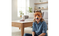 Canine Facial Covering Ready to Wear Canine Face Covering with Elastic Strap Breathable for Halloween