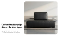 Movable Backrests Double-Sided Island Sofa Minimalist design sectional Couch Reconfigurable Design Living Room Furniture long-lasting Frame for Apartment Dwellers, Homeowners, Families, Small Spaces, Lounge Area, Open-Plan Space