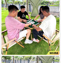 北山狼麻将桌一桌两用轻松便捷露营便携桌椅休闲娱乐户外折叠桌子