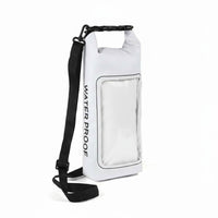 Sturdy PVC Material 2L Roll Waterproof Bag Touch Screen Friendly Waterproof Bag Phone Holder Adjustable Shoulder Strap Outdoor Gear Lightweight for Swimming, Beach