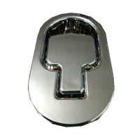 ABS Plastic Round Electroplated Black Handle for Office Furniture