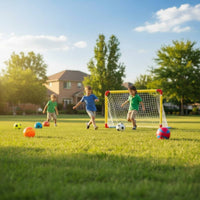 Easy Assembly Kids Mini Soccer Goal Parent-Child Interaction Foldable Soccer Goal Outdoor Toy for Toddlers