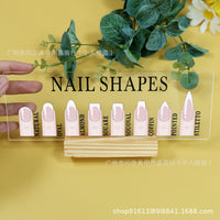 Acrylic Nail Art Display Stand and Storage Board for Press-On Nails