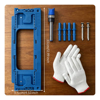 Door Hinge Router Template Exact Cutting Door Hinge Jig Fits Standard Hinges for Carpenters, Woodworkers, Carpentry, Home Improvement