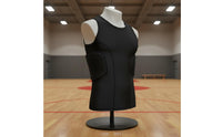 Basketball Shielded Vest Shock Absorbing Padded Compression Breathable EVA Padded Tank Top Training