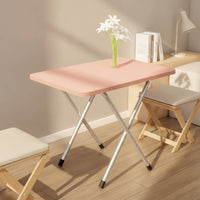 Space-Saving Folding Table Compact Foldable Table Portable Foldable Desk Stable for Students, Small Areas, Dorm Room, Outdoor