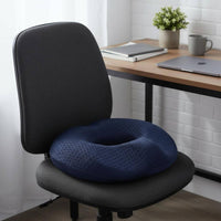 Therapeutic Donut Seat Cushion Ergonomic Design Coccyx Seat Cushion Dense Memory Foam Seating Accessory for Women, Drivers