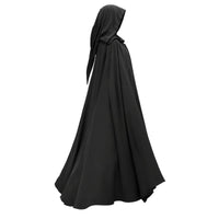 Medieval Hooded Cloak Long Pointed Hood Cape Elegant Medieval Robe for Halloween
