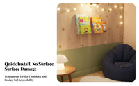 wall-mount surface-mounted Picture Book Rack toolno-drill installation wall-mount surface Shelf Easy to Install