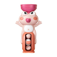 Upright Frog Bath Toy Cute Bath Toy with Water Wheel Sensory Easy to Clean for Bathroom
