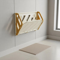 Foldable Wall Shoe Rack Compact Wall Mounted Shoe Holder Modern Design