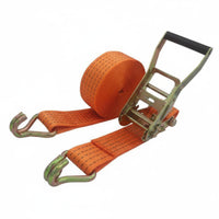 Polyester Strapping Ratchet Tie-down Strap High Break Strength Ratchet Tie-down Straps Long-Lasting for Vehicle Owners, Hauling Vehicle
