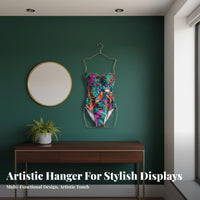 Electroplated Finish Swimsuit Display Hanger Versatile Metal Bikini Hanger Space-Saving for Boutique Owners, Retailers, Showroom
