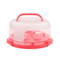 Cake Carrier with Lid and Handle Sealed for Bakers