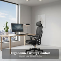 Ergonomic Mesh Chair Multi-Dimensional Armrests Ergonomic Mesh Swivel Chair