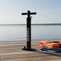 High-Pressure Electric Paddle Board Pump LCD Gauge SUP Pump Deflate Function for Surfboard