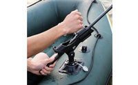 Pivoting Fishing Rod Holder with Base Secure Rod Holder with Deck Mount Long-Lasting Hardware Handshands-off for Anglers