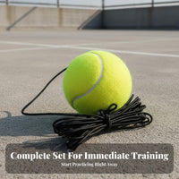 High Elasticity Cord Tennis Rebound Practice Tool Long-Lasting Solo Tennis Practice Tool Easy to Use for Beginners, Adults, Backyard