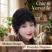 Cancer Headwear Women Chemo Lace Headband Hat, Turban Bandana Cap, Elastic Adjustable Lightweight Thin for Seniors